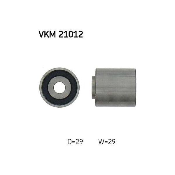 Skf Vkm 21012 Rullo Di Rinvio/Guida, Cinghia Dentata Oe 028109244 Compatibile Con Golf Iii, Golf Iv, Lupo, Passat 35I, Passat 3B, Cordoba, Ibiza, Inca, Toledo, Caddy, Polo 6N, Polo 6V, A4 8D, A6 4A, A6 4B, Galaxy, Alhambra, Arosa, Sharan, Vento-image