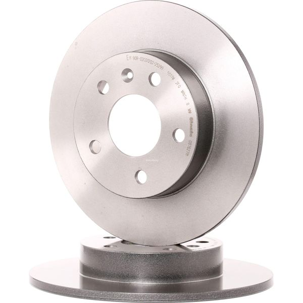 Brembo 08.7627.11 - Disco Freno Oe 569109 Per Astra (A04), Astra G, Astra H, Combo, Combo Tour, Meriva (X03), Meriva B (S10), Zafira A, Zafira B-image