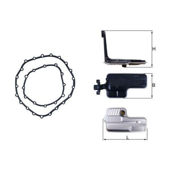 Mahle Hx 192D - Filtro Idraulico, Cambio Automatico Per A4 (8K), A6 (4G), A7 (4G), A5 (8T), A5 (8F)-image