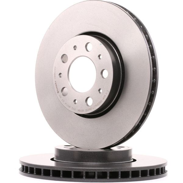 Brembo 09.8633.11 - Oe 272403 Disco Freno Per S60 I (384), S80 I (184), V70 Ii (285), XC70 (295)-image