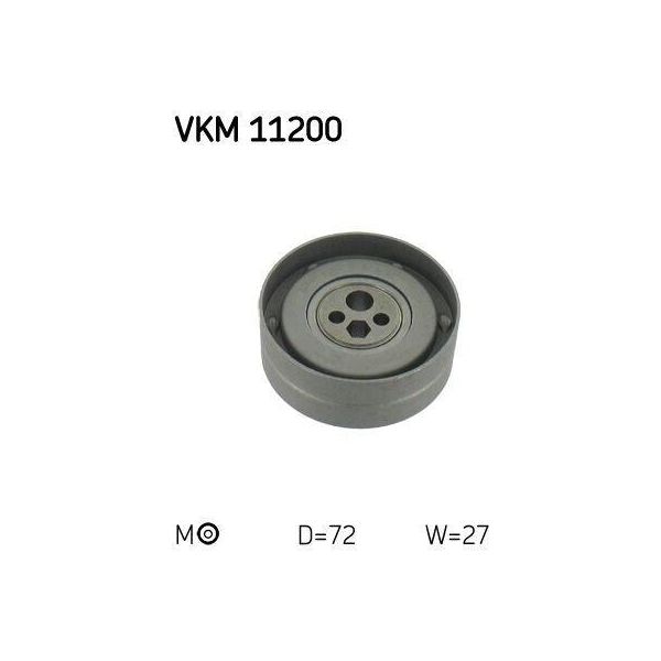Skf Vkm 11200 - Oe 078 109 243 Puleggia Tenditore, Cinghia Di Distribuzione Per A6 (4A), A8 (4D)-image