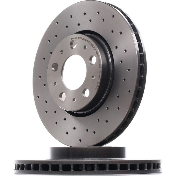 Brembo 09.8633.1X - Oe 272403 Disco Freno Per S60 I (384), S80 I (184), V70 Ii (285), XC70 (295)-image