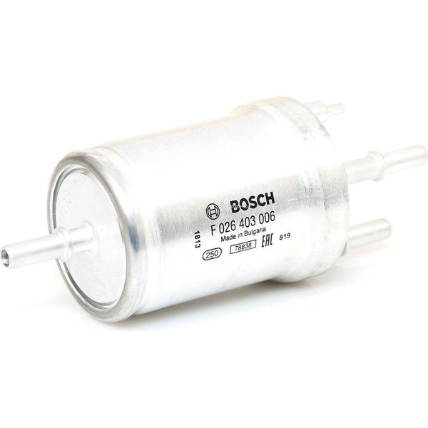Bosch F 026 403 006 Filtro Carburante Oe 6Q0201051A Compatibile Con Ibiza, Touran, Polo 6R, Polo 9N, New Beetle, Jetta, Golf Vi, Golf V, Golf Plus, Eos, Caddy, Bora, Beetle, Yeti, Roomster, Rapid, Octavia, Fabia, Toledo, Leon, Cordoba, Altea Xl, Altea, Tt, A3 8P-image