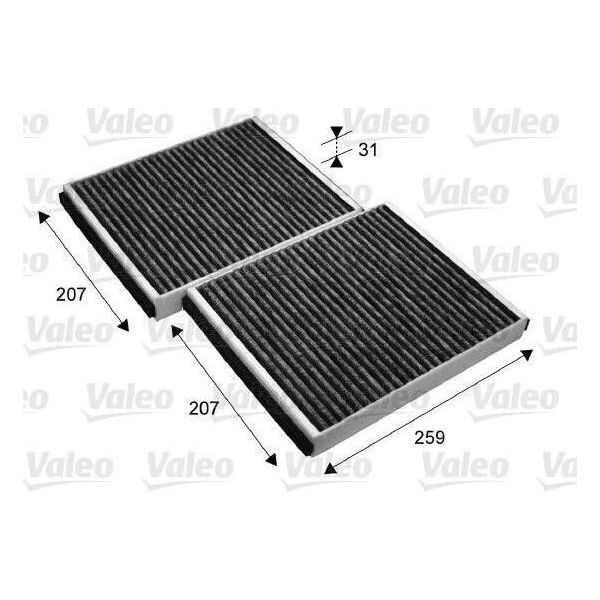 Valeo 715690 - Filtro Aria Abitacolo Oe 64 11 6 809 933 Per Serie 5 (F10), Serie 5 Gt (F07), Serie 5 (F11), Serie 6 (F12), Serie 6 (F13), Serie 6 (F06), Serie 7 (F01)-image