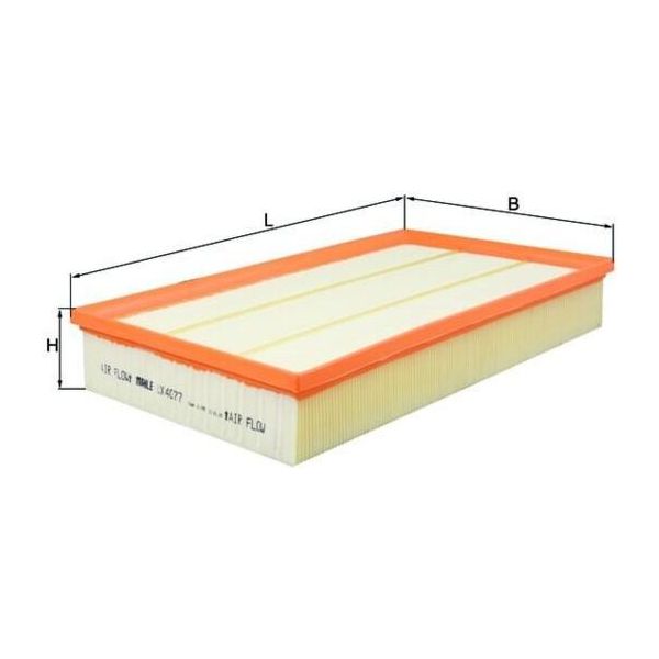 Mahle Lx 4077 - Filtro Aria Oe 3Q0129620 Per A3 (8V), Q3 (F3B), Q3 (F3), Tt (Fv), Kodiaq, Arteon (3H), Passat (3G), Tiguan (Bj, Bw)-image