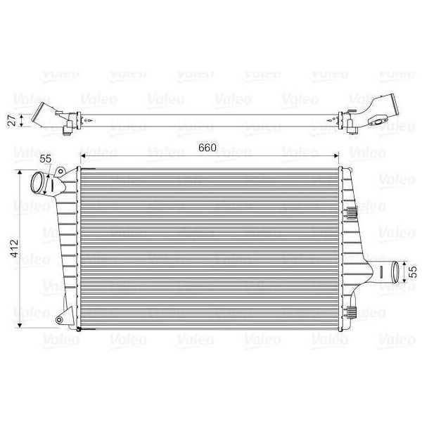 Valeo 818657 - Intercooler Oe 4B0145805E Per A6 (4B)-image