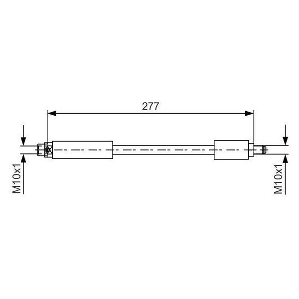 Bosch 1 987 481 616 - Oe 34 30 6 797 527 Tubo Freno Per X3 (F25), X4 (F26)-image