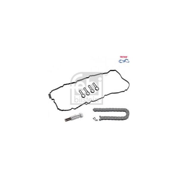 Febi Bilstein 173756 - Set Di Catene Dentate Oe 11 31 2 365 578 Per X3 (E83), X1 (E84), Serie 5 (E61), Serie 5 (E60), Serie 3 (E91), Serie 3 (E92), Serie 3 (E93), Serie 3 (E90), Serie 1 (E82), Serie 1 (E88), Serie 1 (E87), Serie 1 (E81)-image