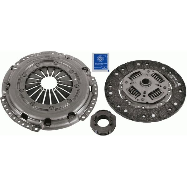 Sachs 3000 950 956 - Kit Frizione Oe 03L 198 141 X Per A1 (8X), Ibiza (6J, 6P), Toledo Iv (KG3), Rapid (Nh), Roomster (5J), Fabia Ii (54), Polo (6C, 6R)-image