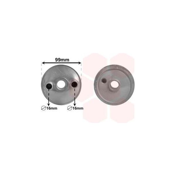 Van Wezel 58003358 - Radiatore Olio Oe 09G409061 Per A3 (8P), Altea (5P), Leon (1P1), Toledo Iii (5P2), Golf V (1K), Golf Vi, Jetta Iii (1K2), Jetta Iv, Passat (3C), Touran (1T)-image