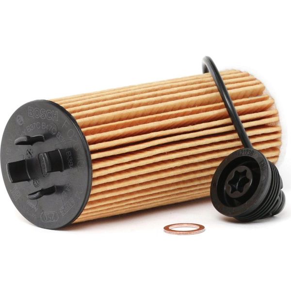 Bosch F 026 407 204 - Oe 11 42 8 570 590 Filtro Olio Per Serie 2 (F45), Serie 2 (F46), I8 (I12), X1 (F48), X2 (F39), F55, F56, F57, F54, F60-image