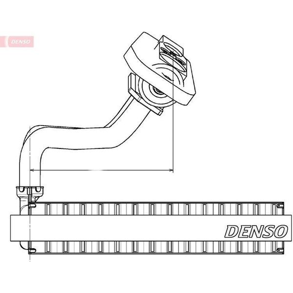 Denso DEV09020 - Evaporatore Oe 77363895, Impianto Di Climatizzazione Per Mito (955), Punto, Corsa D (S07)-image