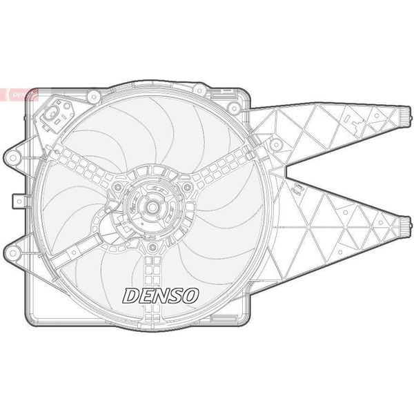 Denso DER09092 - Ventola Radiatore Oe 55701372 Per Punto-image