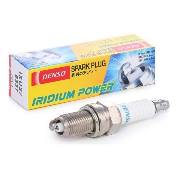 Denso IXU27 ZüNdkerze Iridium Oe 12127699116 Kompatibel Mit 124 Spider, 500, 500C, Grande Punto, Punto, Giulietta, Mito, 500L, 500X, Bravo, Doblo, Linea, Tipo, Renegade, Delta, Combo-image