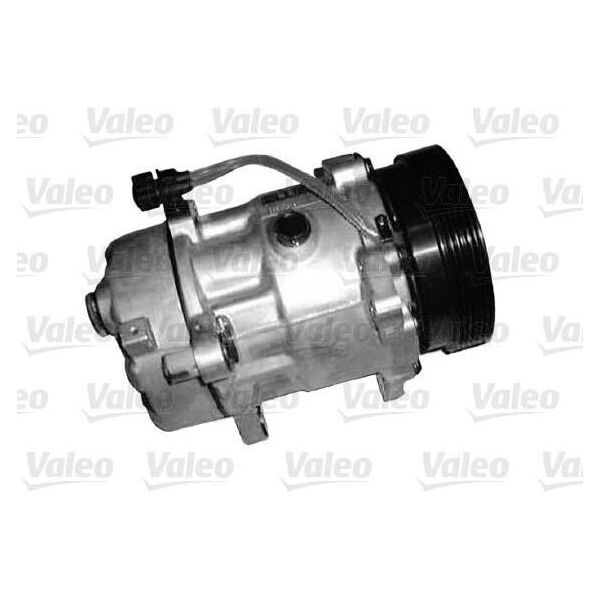 Valeo 699115 - Compressore Aria Condizionata Oe 95NW19D629CB Per Alhambra (7V), Cordoba (6K), Ibiza (6K), Inca (6K), Toledo I (1L2), Polo (6N), Caddy Ii (9K), Golf Iii (1H), Golf Cabriolet (1E), Golf Iv (1J), Passat (35I), Polo (6V), Sharan (7M), Vento (1H)-image