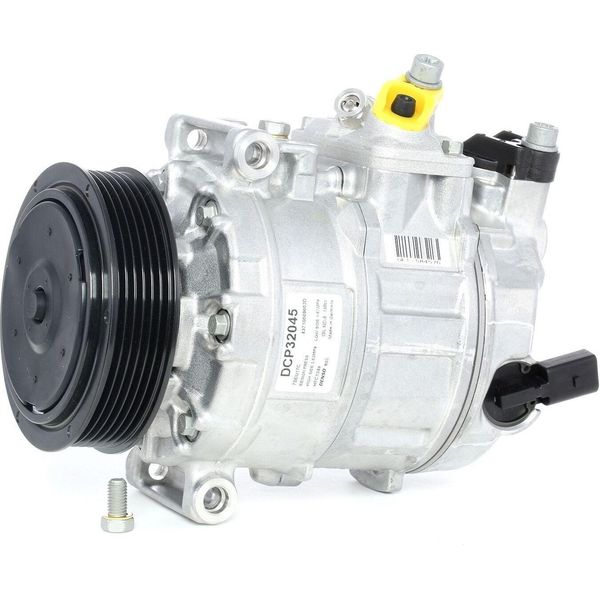 Denso DCP32045 Compressore Climatizzatore Oe 1K0820803E Compatibile Con A3 8P, Q3, Tt, Alhambra, Altea, Altea Xl, Leon, Toledo, Octavia, Superb, Yeti, Beetle, Caddy, Cc, Eos, Golf Plus, Golf V, Golf Vi, Jetta, New Beetle, Passat Alltrack, Passat 3C, Passat 3B, Passat Cc, Polo 6R, Scirocco, Sharan, Tiguan, Touran-image