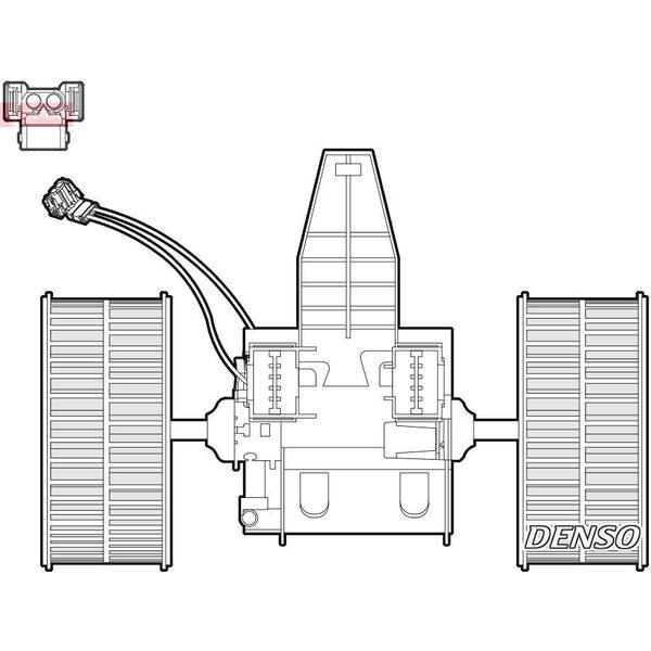 Denso DEA05009 - Soffiatore Interno Oe 64116933910 Per Serie 5 (E60), Serie 5 (E61), Serie 6 (E63), Serie 6 (E64)-image