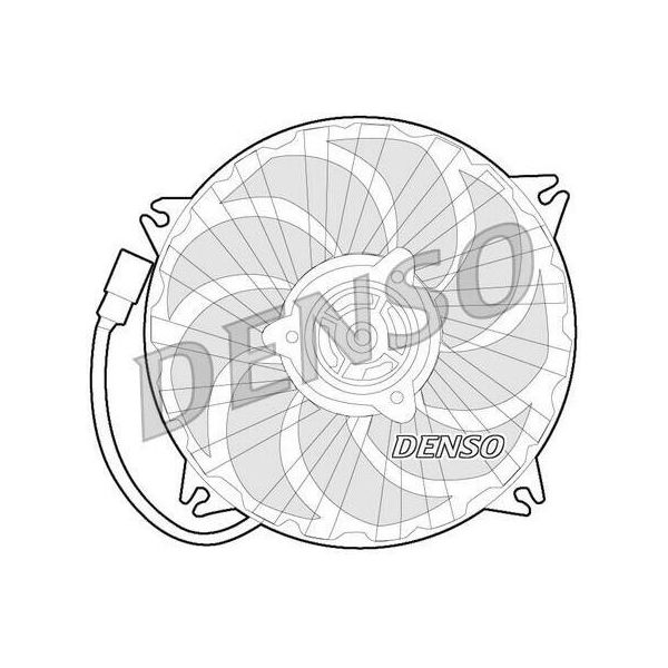 Denso DER21017 - Ventola Radiatore Oe 1253A6 Per Berlingo, C4 (La), C4 I (Lc), C4 Ii (Nc), C5 I (Dc), C5 I (De), C5 Ii (Rc), C5 Ii (Re), C5 Iii (Rd), C5 Iii (Rw), DS4, Xsara, Ulysse, 307, Partner (5, G), 307 Cc (3B), 307 Sw (3H)-image