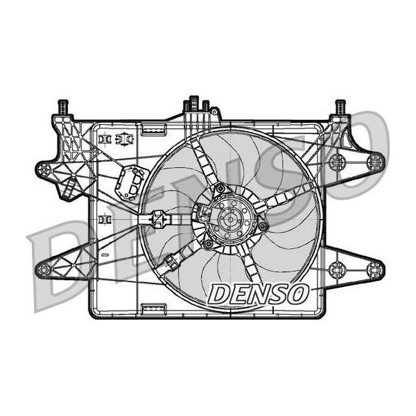 Denso DER09081 - Ventola Radiatore Oe 51774951 Per Doblo-image