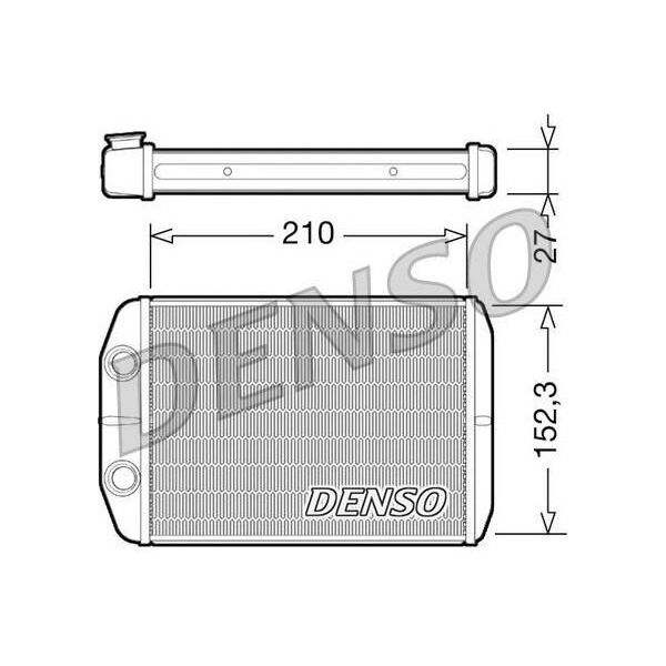 Denso DRR09073 - Oe 77364969 Scambiatore Di Calore, Riscaldatore Per Bravo-image