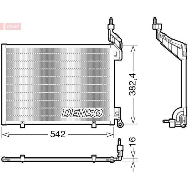 Denso DCN10048 - Condensatore Aria Condizionata Oe 1513110 Per Fiesta Vi-image