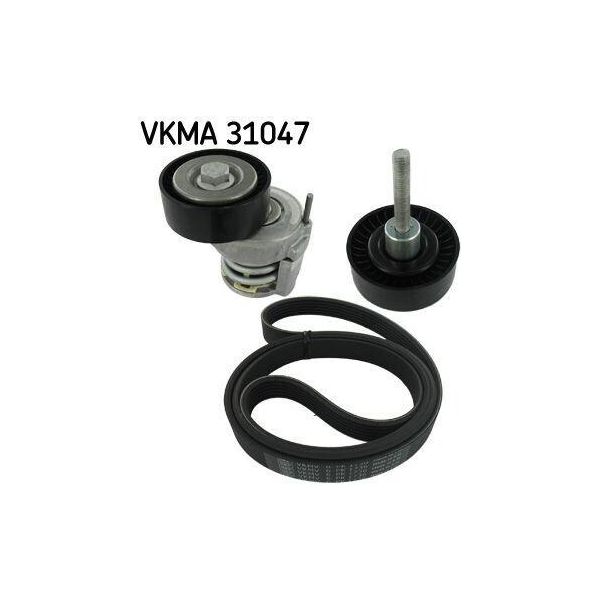 Skf Vkma 31047 Kit Cinghia Trapezoidale Dentata Oe 03C145299C Compatibile Con A1 8X, A3 8P, Altea, Altea Xl, Cordoba, Ibiza, Leon, Toledo, Fabia, Octavia, Rapid, Roomster, Superb, Yeti, Eos, Golf Plus, Golf V, Golf Vi, Jetta, Passat 3C, Passat 3B, Polo 9N, Polo 6R, Scirocco, Tiguan, Touran-image