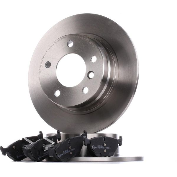 Stark SKBK-1090393 - Dischi E Pastiglie Freno Oe 34 21 6 761 239 Per Serie 3 (E36), Serie 3 (E46)-image
