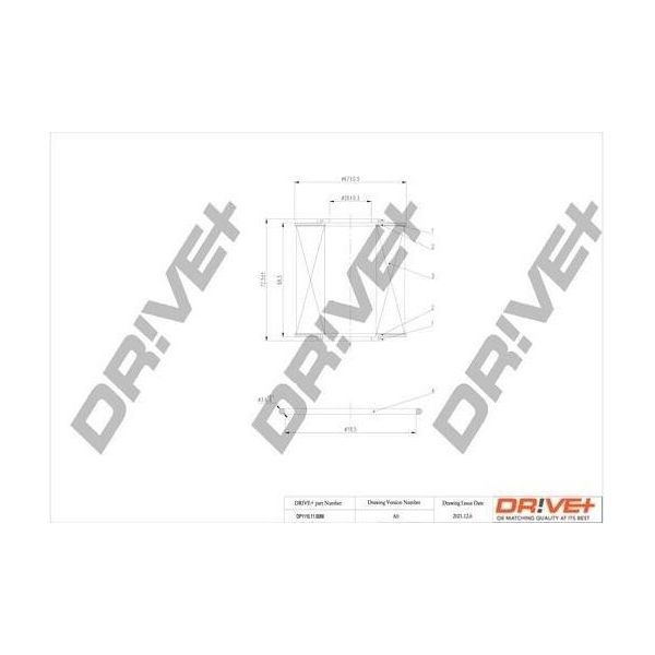 Dr!Ve+ DP1110.11.0069 - Filtro Olio Oe 4S7J 6744 Aa Per Galaxy (WA6), Mondeo Iii, Mondeo Iv, S-Max (WA6), 6 (G)-image