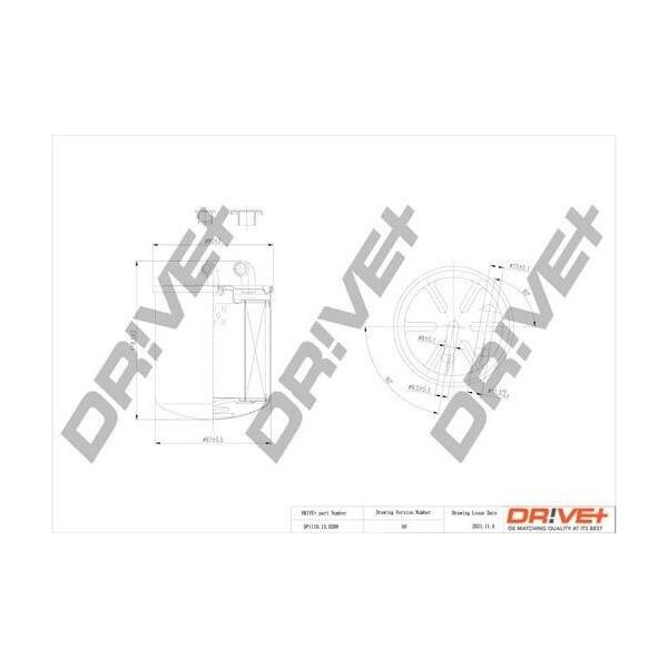 Dr!Ve+ DP1110.13.0288 - Filtro Carburante Oe MR597635 Per Forfour (454)-image