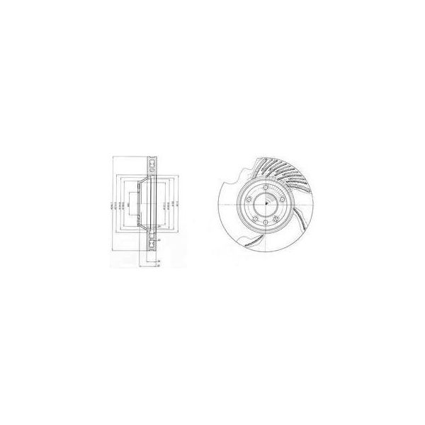 Dr!Ve+ DP1010.11.0392 - Oe 955 351 402 50 Disco Freno, Anteriore Destro Per Cayenne (9PA), Touareg (7L)-image