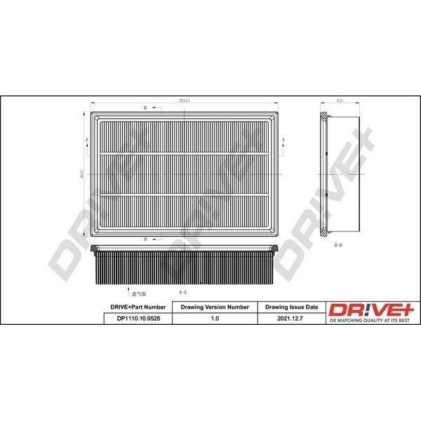Dr!Ve+ DP1110.10.0528 - Filtro Aria Oe 6G92 9601 Ab Per Freelander 2 (L359)-image