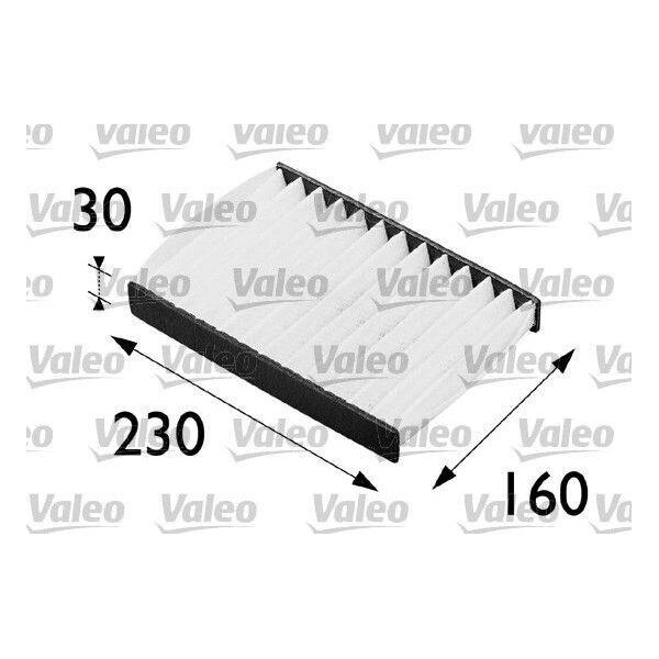 Valeo 698255 - Filtro Aria Abitacolo Oe 27891 00Q0A Per Logan, Kangoo (Fc), Logan I, Megane I, Thalia I (Lb), Kangoo (Kc), Clio Ii, Thalia Ii (Lu)-image