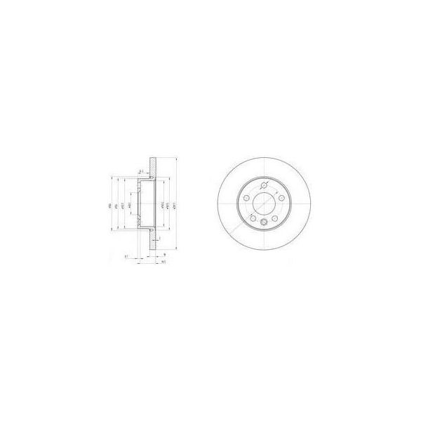 Dr!Ve+ DP1010.11.0147 - Oe 701 615 301 G Disco Freno, Asse Anteriore Per T4-image