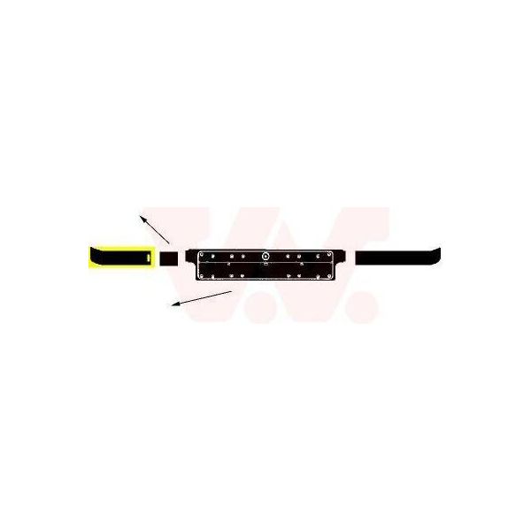 Van Wezel 0640582 - Oe 51111960712 Striscia Di Rivestimento, Paraurti Anteriore Destro Per Serie 3 (E36)-image