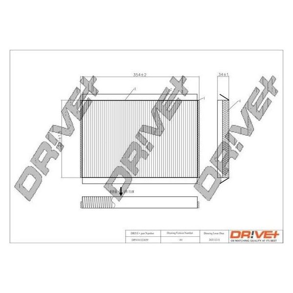 Dr!Ve+ DP1110.12.0059 - Filtro Aria Abitacolo Oe 9068300218 Per Sprinter (W906), Crafter (2E), Crafter (2F)-image