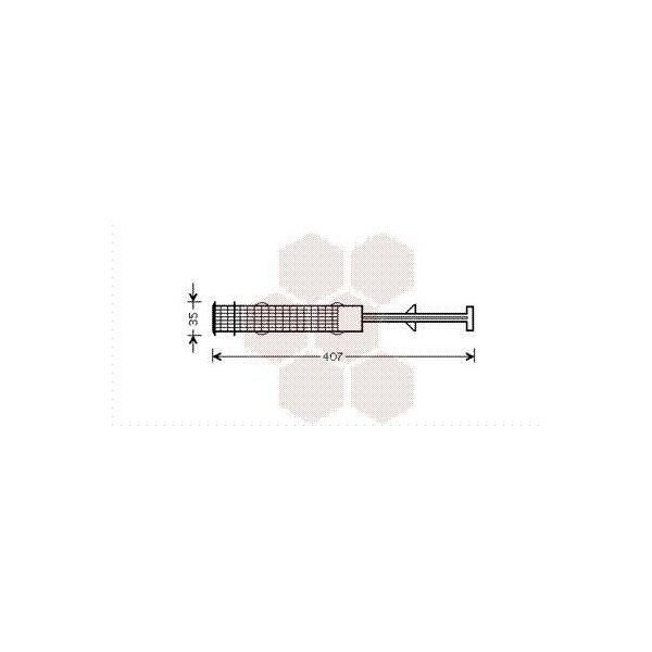 Van Wezel 0600D270 - Essiccatore Aria Condizionata Oe 64536907402 Per Serie 5 (E60), Serie 5 (E61), Serie 6 (E63), Serie 6 (E64), Serie 7 (E65)-image