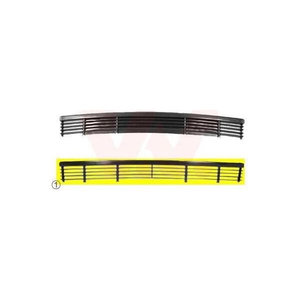 Van Wezel 0640599 - Oe 51118222443 Griglia Di Ventilazione, Anteriore Per Serie 3 (E36)-image