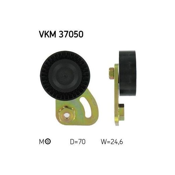 Skf Vkm 37050 - Oe 64 55 2 245 584 Puleggia Tenditore, Cinghia A V Per Serie 3 (E36), Serie 5 (E39), Serie 7 (E38), Freelander (L314)-image