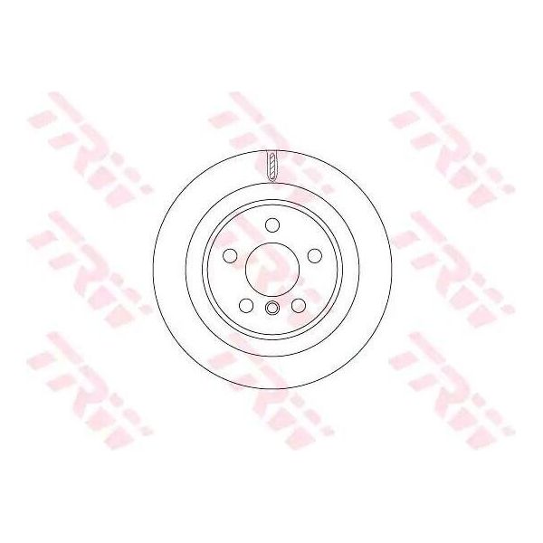 Trw DF6755 - Oe 34 21 6 799 369 Disco Freno Per Serie 1 (F40), Serie 2 (F45), Serie 2 (F44), Serie 2 (F46), X1 (F48), X2 (F39), F54, F60-image