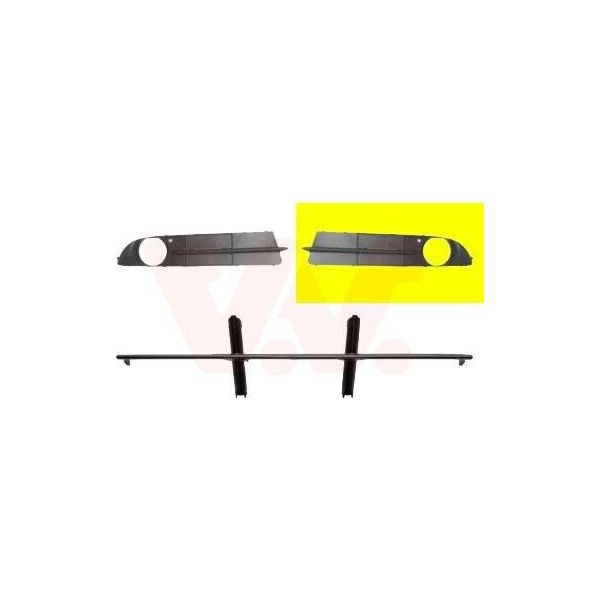 Van Wezel 0655591 - Oe 5111 7049 243 Griglia Di Ventilazione, Sinistra Per Serie 5 (E61), Serie 5 (E60)-image