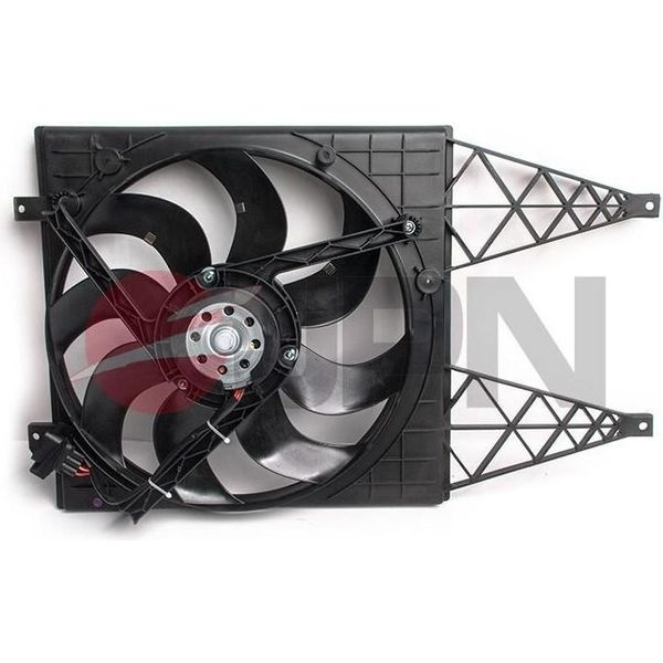 Jpn 62C0083 - Ventola Radiatore Oe 6Q0121207L Per Toledo Iv (KG3), Ibiza (6J, 6P), Ibiza (6L), Cordoba (6L), Roomster (5J), Rapid (Nh), Fabia Iii (Nj), Fabia Ii (54), Fabia I (6Y), Polo (9N), Polo (6C, 6R), Fox (5Z)-image