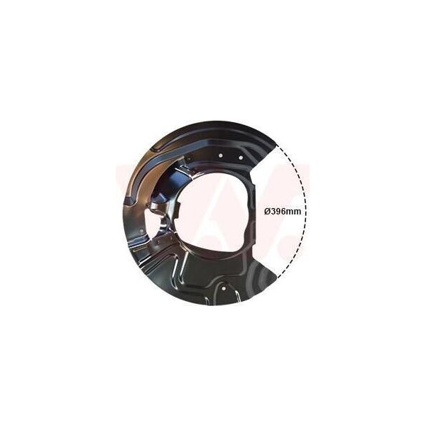 Van Wezel 0687371 - Oe 34116857977 Ankerblech, Vorderachse Links FüR X6 (F16), X6 (E71), X5 (F15, F85), X5 (E70)-image