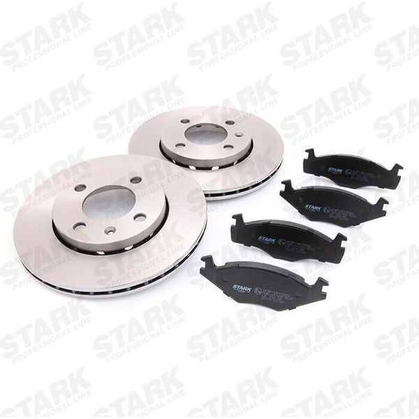 Stark SKBK-1090068 - Dischi E Pastiglie Freno Oe 6N0615301C Per Ibiza (6K), Polo (6N), Polo (6V), Polo (80, 86C)-image