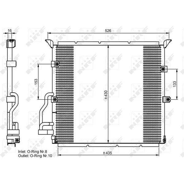 Nrf 35586 - Oe 64538367946 Klimakondensator FüR 3Er (E36), Z3 (E36)-image