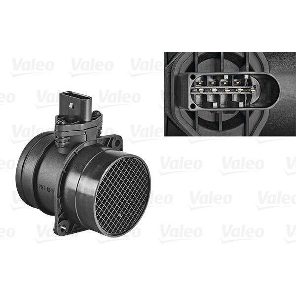 Valeo 253714 - Oe 071906461A Sensore Di Flusso Dell'aria Di Massa Per A3 (8L), A4 (8E), Astra H, Alhambra (7V), Leon (1M1), Toledo Ii (1M2), Bora (1J), T4, Golf Iv (1J), New Beetle, Passat (3B), Sharan (7M)-image