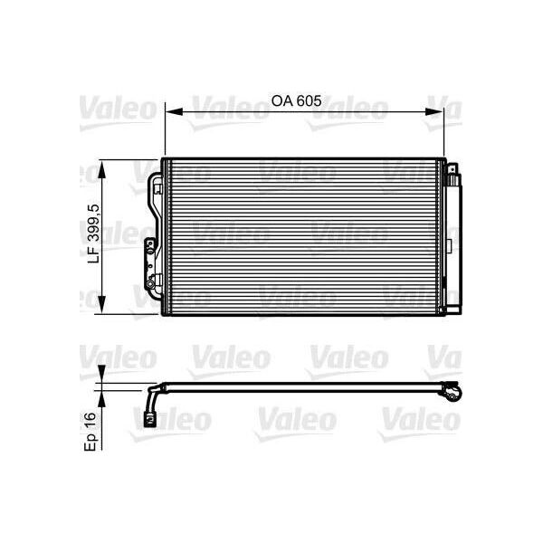 Valeo 814191 Condensatore, Climatizzatore Oe 4270545 Compatibile Con 1Er F20, 1Er F21, 2Er F23, 2Er F22, 3Er F30, 3Er F34, 3Er F31, 4Er F33, 4Er F32, 4Er F36, I3, I8-image