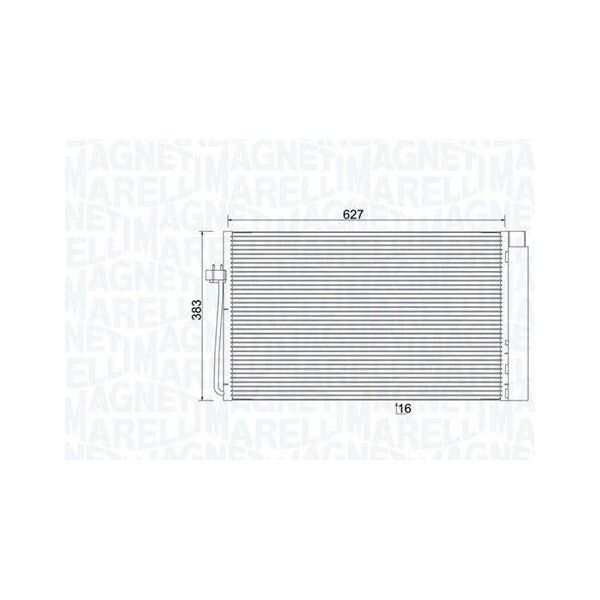 Magneti Marelli 350203899000 - Oe 64508381362 Condensatore Aria Condizionata Con Essiccatore Per Serie 7 (E65), Serie 5 (E61), Serie 5 (E60)-image