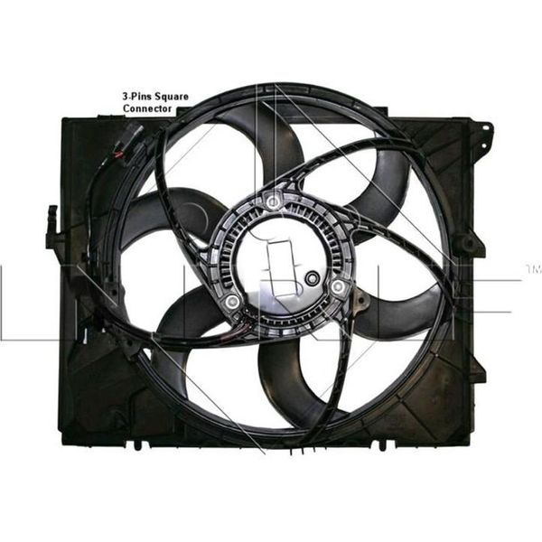 Nrf 47209 - Ventola Radiatore Oe 17117590699 Per Serie 1 (E81), Serie 1 (E87), Serie 1 (E88), Serie 1 (E82), Serie 3 (E90), Serie 3 (E93), Serie 3 (E92), Serie 3 (E91), X1 (E84), Z4 (E89)-image