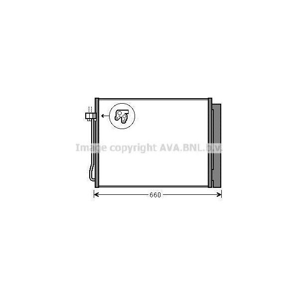 Prasco BWA5377D - Oe 64509239992 Condensatore Aria Condizionata Con Essiccatore Per X6 (F16), X6 (E71), X5 (F15, F85), X5 (E70)-image