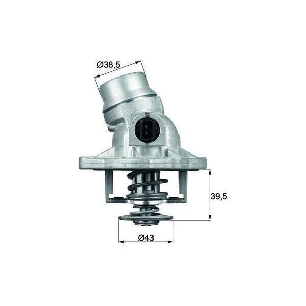 Mahle Tm 12 105 - Oe 1153 1 436 386 Termostato Del Liquido Di Raffreddamento Per Serie 5 (E39), Serie 7 (E38), X5 (E53), Range Rover Iii (L322)-image
